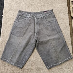 Men's Silver Willie Esco Classic Denim Shorts Y2k Baggy Sz 40 (Fit Like 38) Wide